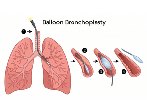 KOAH tedavisinde balon bronkoplasti, endobronşiyal valf ve coil yöntemlerinin karşılaştırmalı gösterimi